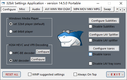 Shark007 Codecs 18.9 便携版 - 影音解码器